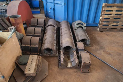 Gối Thép Đúc 2 Nửa